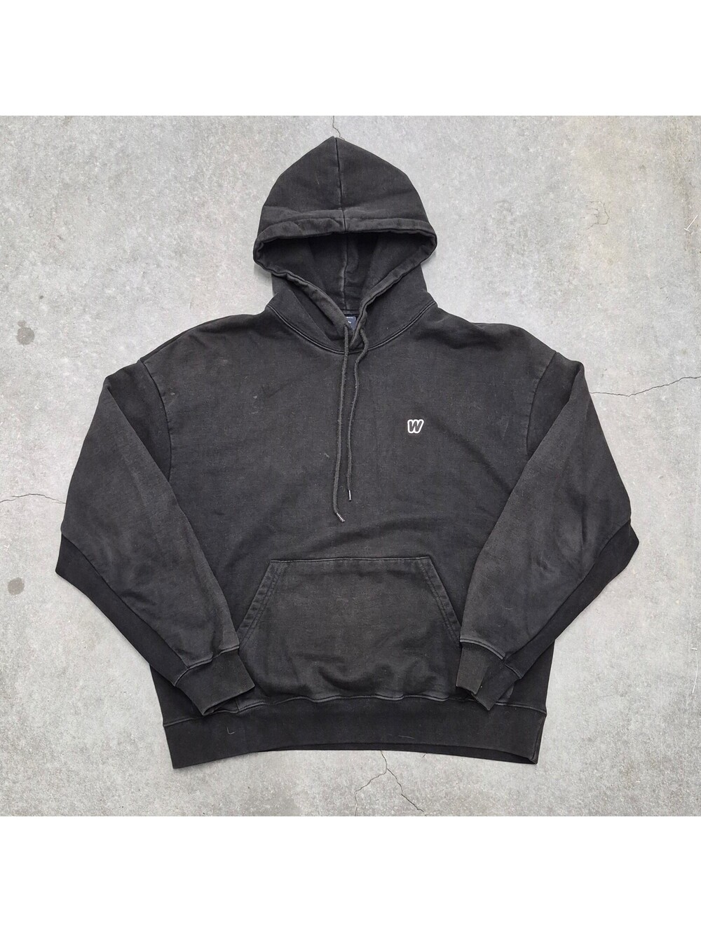 Wkndrs Plain Black Hoodie